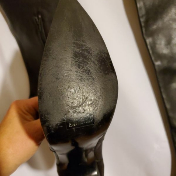 🖤BadAss Vintage Black leather thigh high boots🖤 - Picture 6 of 16